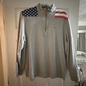 American Flag Vineyard Vines 1/4 Zip